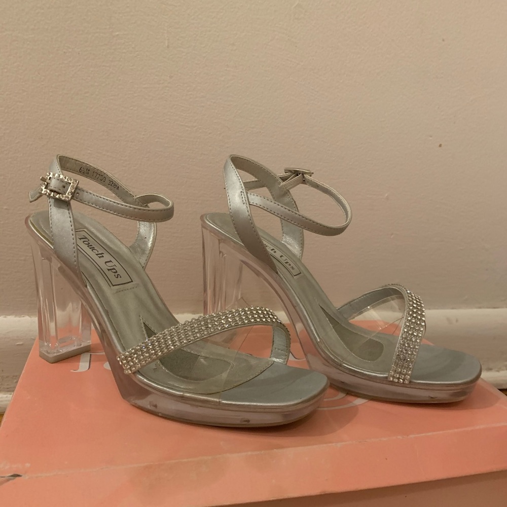 Clear/ Rhinestone Heels
